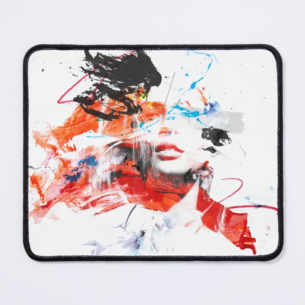 Item preview, Grunge paint splash portrait designed and sold by ZebEddy.