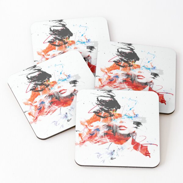 Item preview, Grunge paint splash portrait designed and sold by ZebEddy.