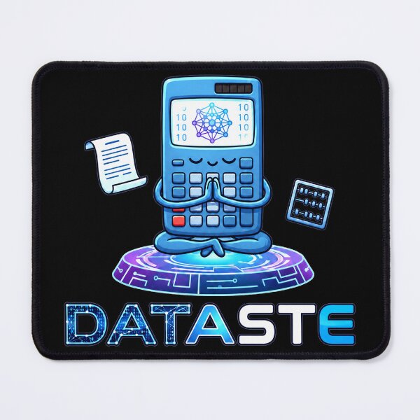 Item preview, Dataste Meditating Calculator | Funny Data Analyst Accountant. designed and sold by spreadsheetcafe.