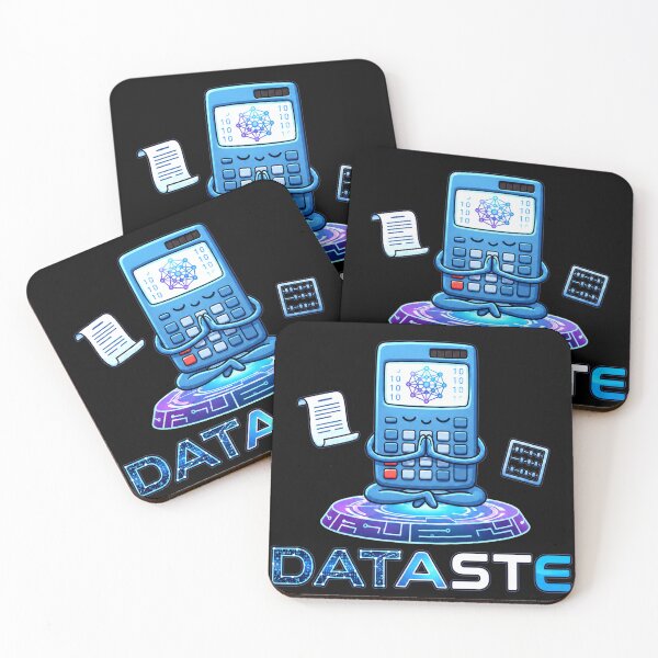 Item preview, Dataste Meditating Calculator | Funny Data Analyst Accountant. designed and sold by spreadsheetcafe.