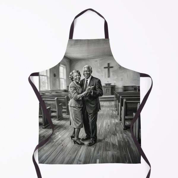 Item preview, Senior African American Couple Dancing In Church designed and sold by Home Decor Art.