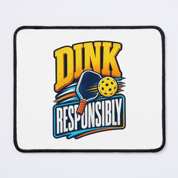 Item preview, Dink Responsibly Funny Retro Pickleball Sport designed and sold by Mr Lee.