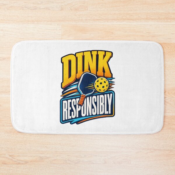 Item preview, Dink Responsibly Funny Retro Pickleball Sport designed and sold by Mr Lee.