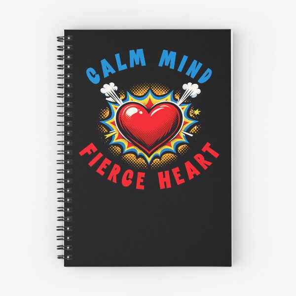 Item preview, CALM MIND FIERCE HEART designed and sold by ActOutTees.