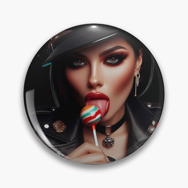Item preview, Glam Rock Girl Licking Candy designed and sold by Voodoo Store Paranormal Collections.