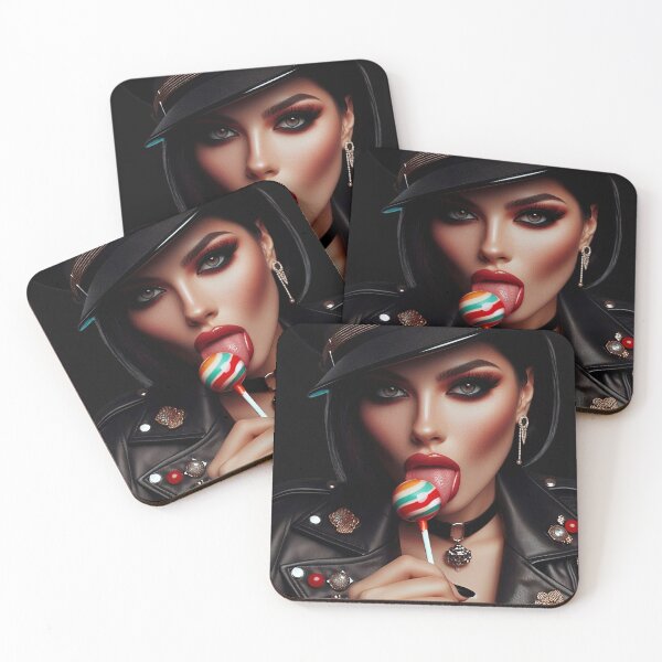 Item preview, Glam Rock Girl Licking Candy designed and sold by Voodoo Store Paranormal Collections.