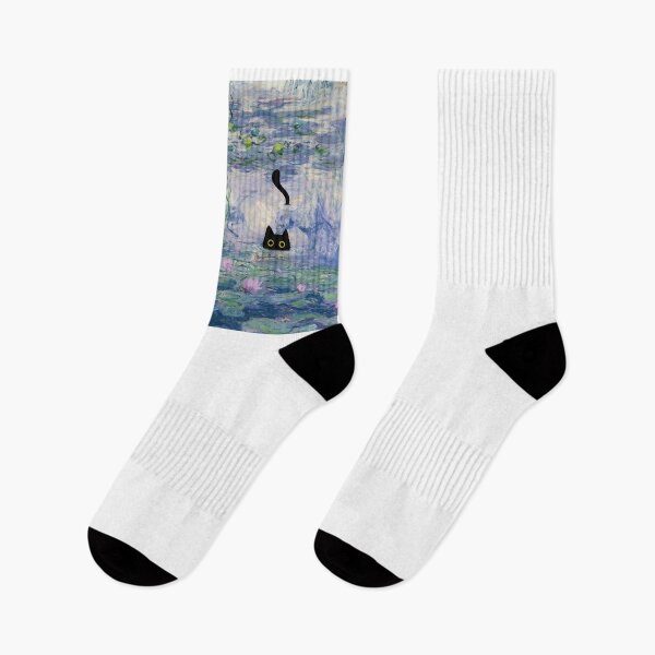 Item preview,  Monet Cat in Water Lilies Pond designed and sold by PurrfectHome.