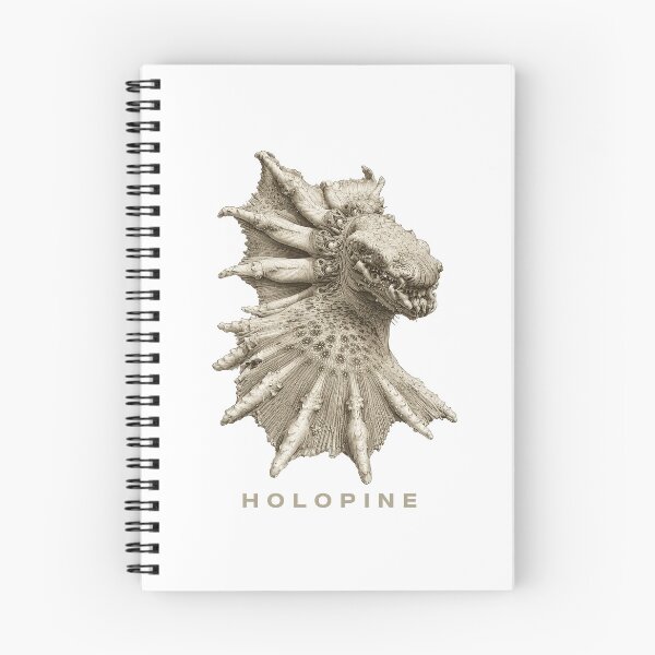 Item preview, Alien Scientific Illustration – Frilled Apex Predator designed and sold by Cosmic Wildlife.