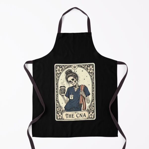 Item preview, Certified Nurse Assistant Tarot Card Skeleton CNA Halloween designed and sold by clothesy7.