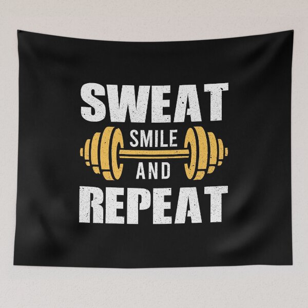 Item preview, Suda, sonríe y repite: divertido entrenamiento motivacional en el gimnasio. designed and sold by asyanavirgifa.