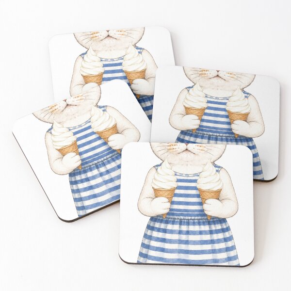 Item preview, Grumpy Cat with Double Ice Cream designed and sold by Komatoya.