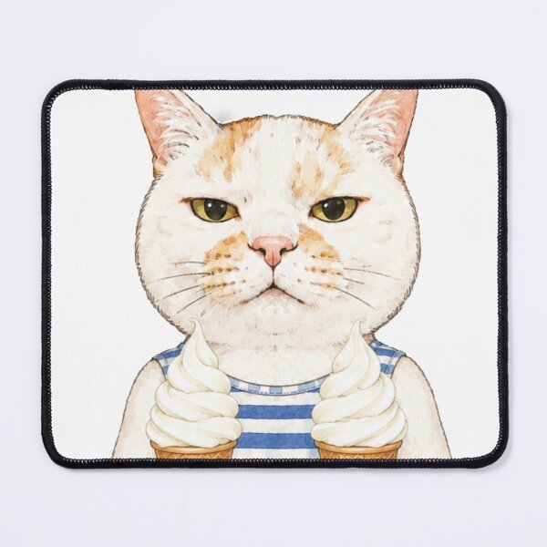 Item preview, Grumpy Cat with Double Ice Cream designed and sold by Komatoya.