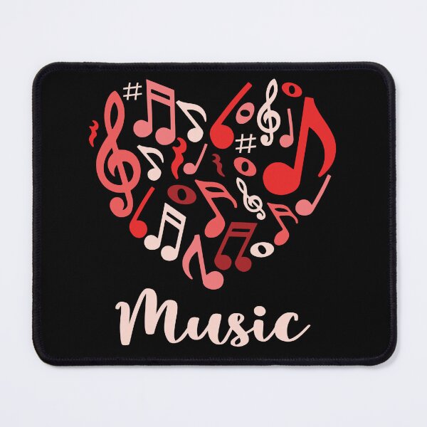 Item preview, Sweet Melody Note Heart - Cute Red & Pink Music Gift designed and sold by ArthousePromos.