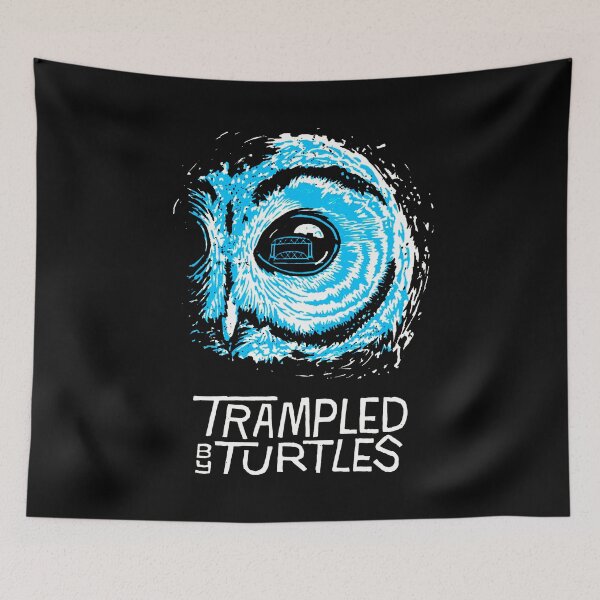 Item preview, Blue And White Silhouette Owl Face designed and sold by GloomRooms.