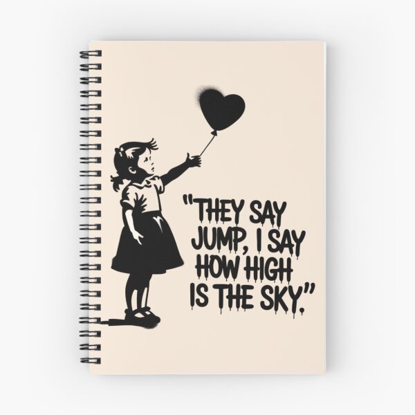 Item preview, BANKSY - THEY SAY JUMP, I SAY HOW HIGH IS THE SKY designed and sold by 123ks.