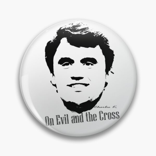 Item preview, Charlie K - On Evil and the Cross | Stencil Portrait designed and sold by Kittcatking.