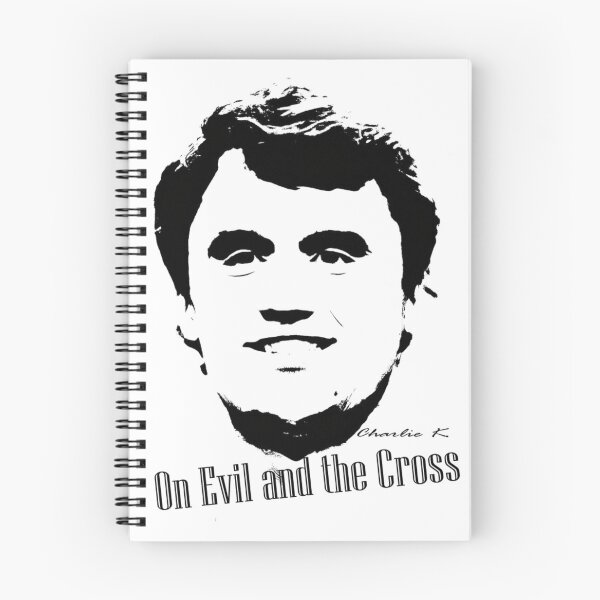 Item preview, Charlie K - On Evil and the Cross | Stencil Portrait designed and sold by Kittcatking.