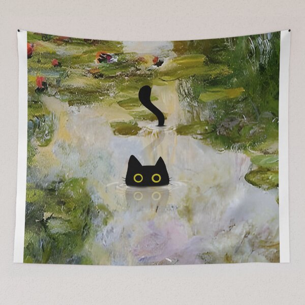 Item preview, cat monet designed and sold by PurrfectHome.