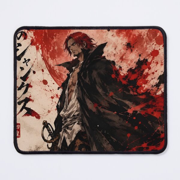 Item preview, Crimson Moon Samurai Warrior | Red Moon Anime Inspired Dark Fantasy Art Print designed and sold by Dyan4.