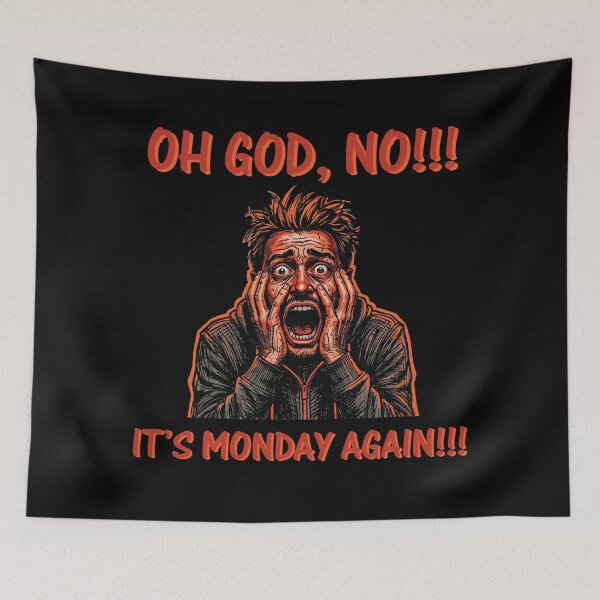 Item preview, Monday Morning Panic Attack designed and sold by BHP Studio.