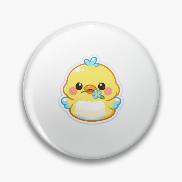 Item preview, Kawaii Duck Sticker Cute Yellow Duck Aesthetic Planner Decal designed and sold by yanejoy.