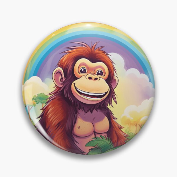 Item preview, Funny Orangutan Colorful Rainbow Cute Boys Girls Kids designed and sold by rafaeltto.