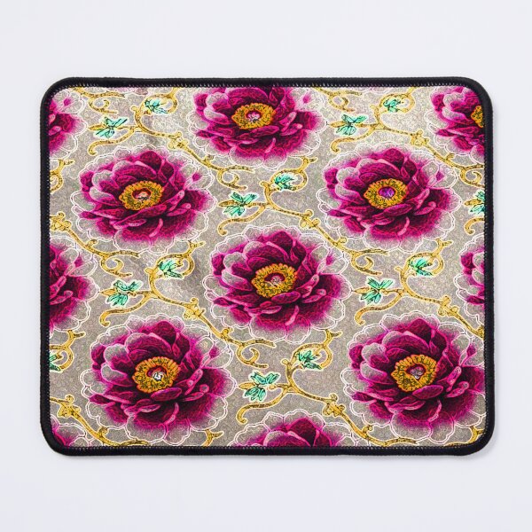 Item preview, Luxury Vintage Gold and Magenta Peony Pattern designed and sold by Apex_Visuals.