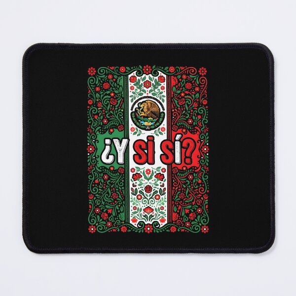 Item preview, Y Si Si? Mexico Soccer Fan Boho Floral Graphic designed and sold by DarylPope.