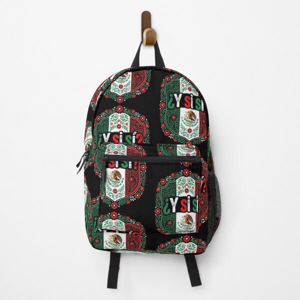 Item preview, Y Si Si? Mexico What If Yes Spanish Soccer Mexican Pride Floral Crest designed and sold by DarylPope.