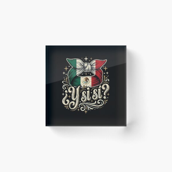 Item preview, Y Si Si Mexican Bandana What If Yes Spanish Patriotic Mexico Pride designed and sold by DarylPope.