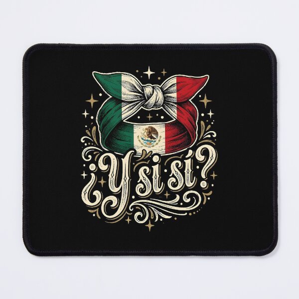 Item preview, Y Si Si Mexican Bandana What If Yes Spanish Patriotic Mexico Pride designed and sold by DarylPope.