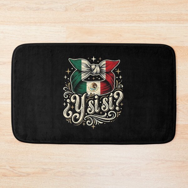 Item preview, Y Si Si Mexican Bandana What If Yes Spanish Patriotic Mexico Pride designed and sold by DarylPope.