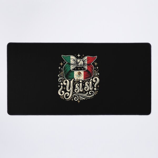 Item preview, Y Si Si Mexican Bandana What If Yes Spanish Patriotic Mexico Pride designed and sold by DarylPope.