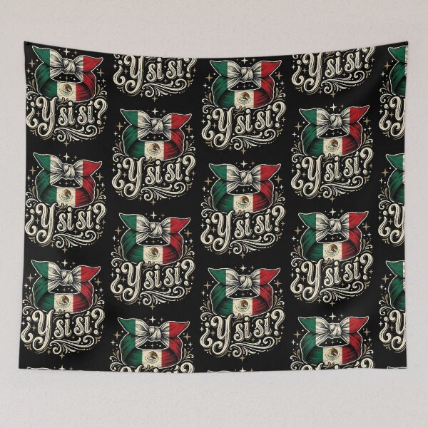 Item preview, Y Si Si Mexican Bandana What If Yes Spanish Patriotic Mexico Pride designed and sold by DarylPope.