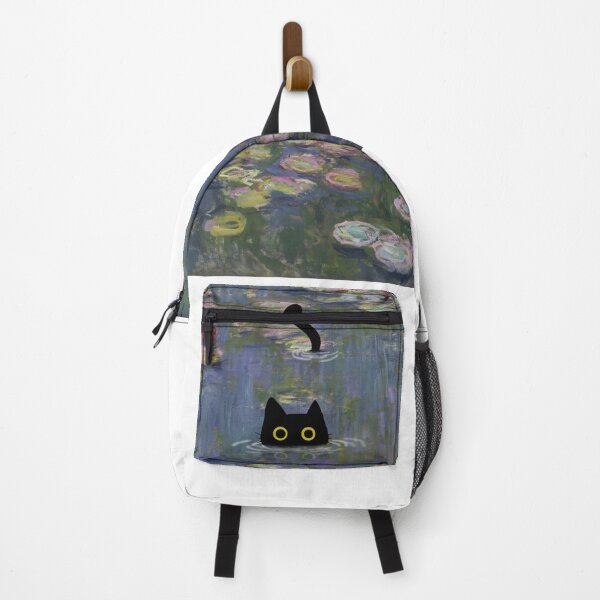 Item preview, Cat Print Monet Waterlily designed and sold by PurrfectHome.