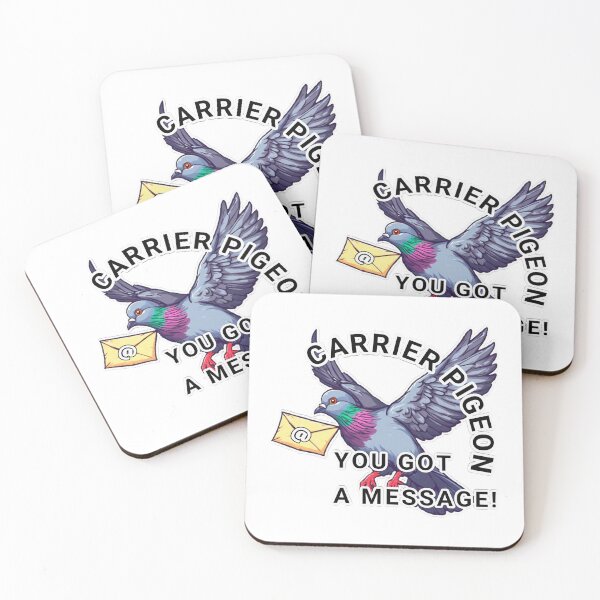 Item preview, Funny CARRIER PIGEON - YOU GOT A MESSAGE! designed and sold by Giulivo Store Graphic.