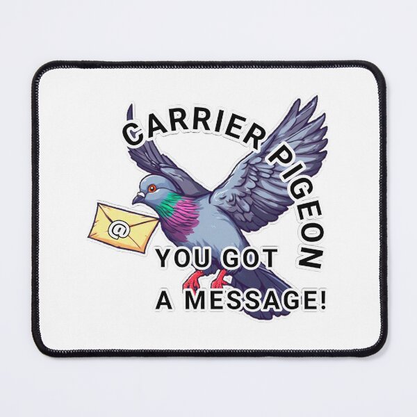 Item preview, Funny CARRIER PIGEON - YOU GOT A MESSAGE! designed and sold by Giulivo Store Graphic.
