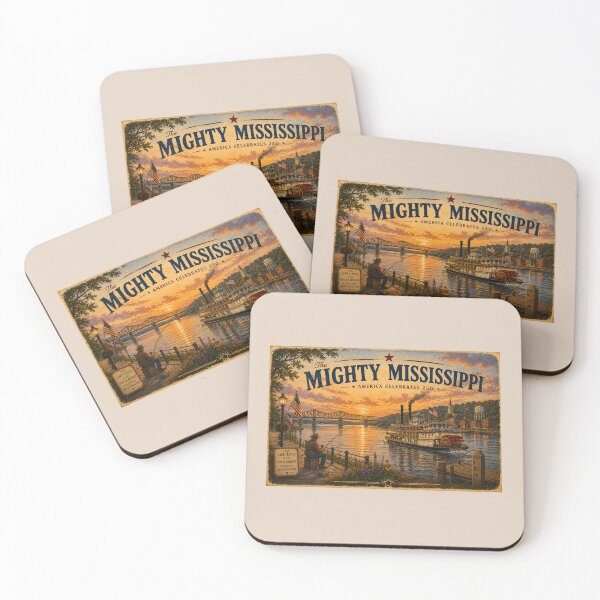 Item preview, The Mighty Mississippi — America Celebrates 250 designed and sold by Novel Works Studio.
