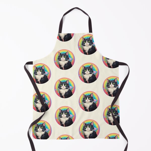 Item preview, Funny Tuxedo Cat Colorful Rainbow Cute Mom Dad Kids designed and sold by rafaeltto.
