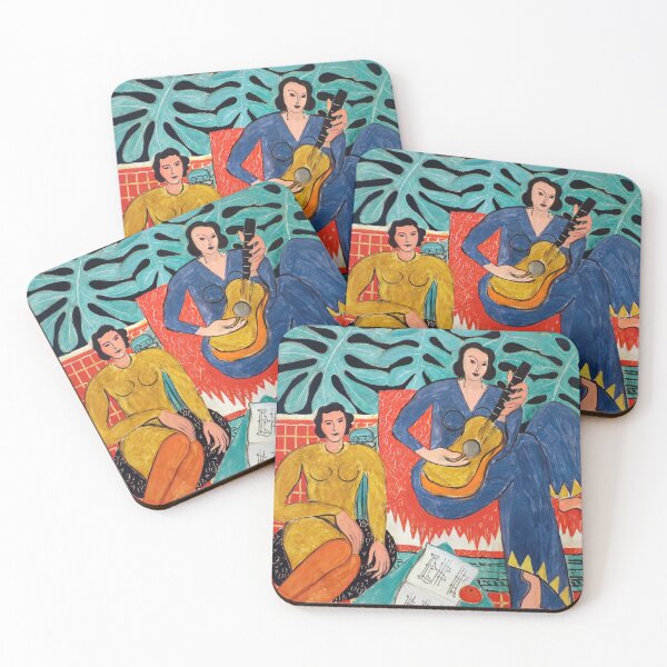 Item preview, Two Women With Guitar and Music designed and sold by artofuniverse.