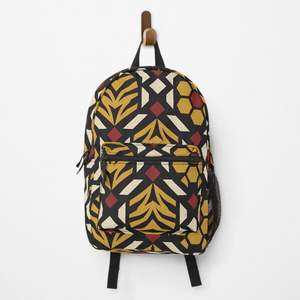 Item preview, Wild Print Collective Modern Geometric Tiger Vector Pattern designed and sold by AbderraimArt.