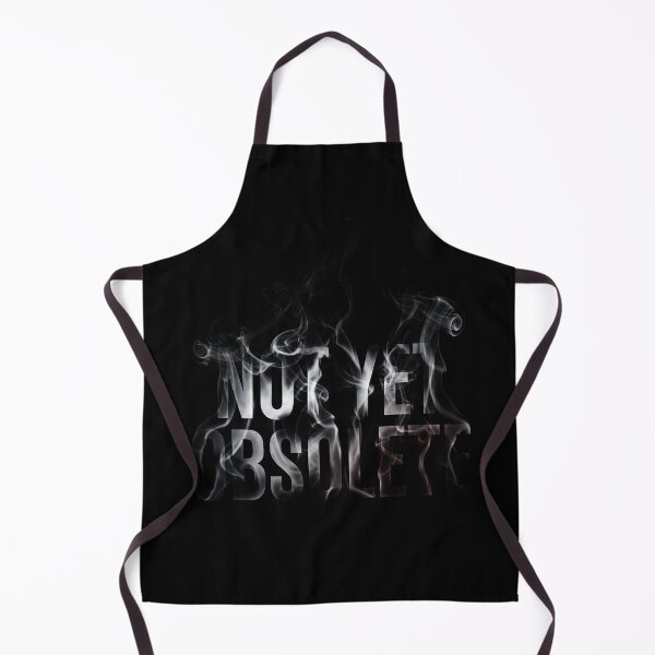 Item preview, Not Yet Obsolete Smoke Typography Tee designed and sold by cabana.space.