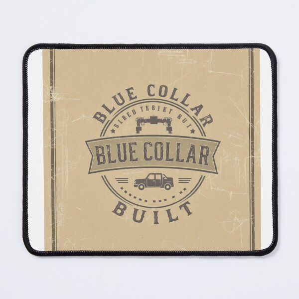 Item preview, Blue Collar Built Vintage Workwear T-Shirt | Tradesman Pride Graphic | Skilled Worker Retro Tee | Construction & Mechanic Gift designed and sold by CKADigital.