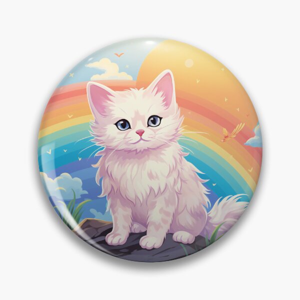 Item preview, Funny Turkish Angora Cat Colorful Rainbow Cute Mom Dad Kids designed and sold by rafaeltto.