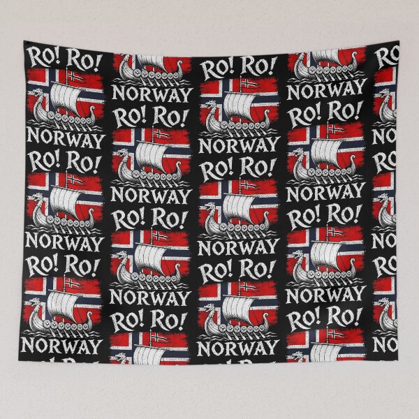 Item preview, Ro! Ro! Norway Viking Ship Norway Soccer Fan Graphic designed and sold by DarylPope.