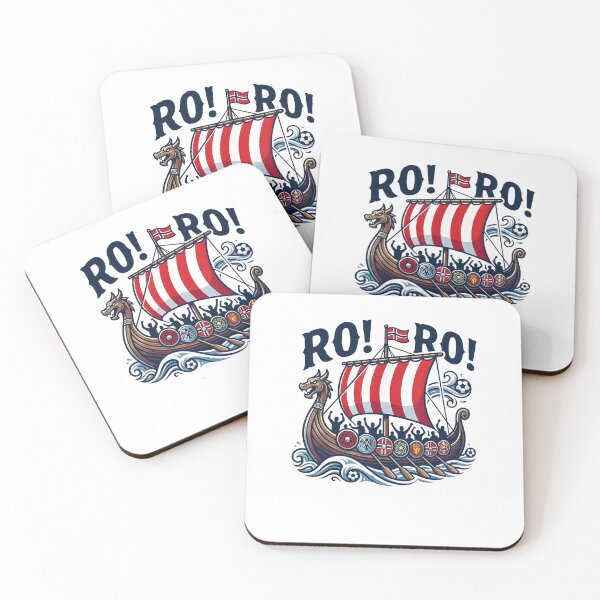 Item preview, Ro! Ro! Norway Viking Longship Norway Soccer Fan designed and sold by DarylPope.