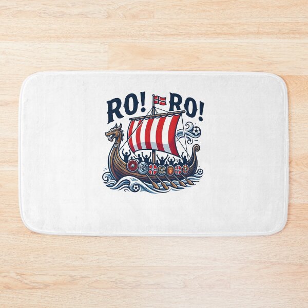 Item preview, Ro! Ro! Norway Viking Longship Norway Soccer Fan designed and sold by DarylPope.