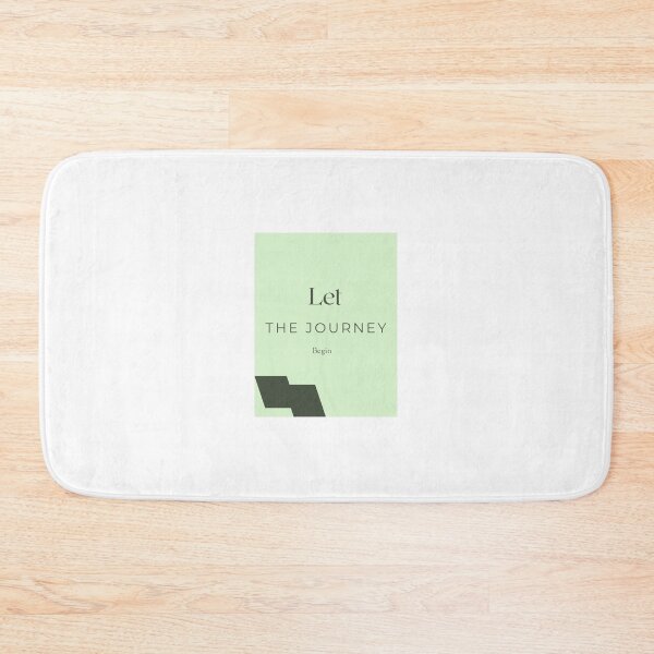 Item preview, Minimalist Motivational Let's Begin Quote Design designed and sold by Yathvikastyles.