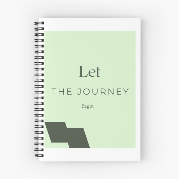 Item preview, Minimalist Motivational Let's Begin Quote Design designed and sold by Yathvikastyles.