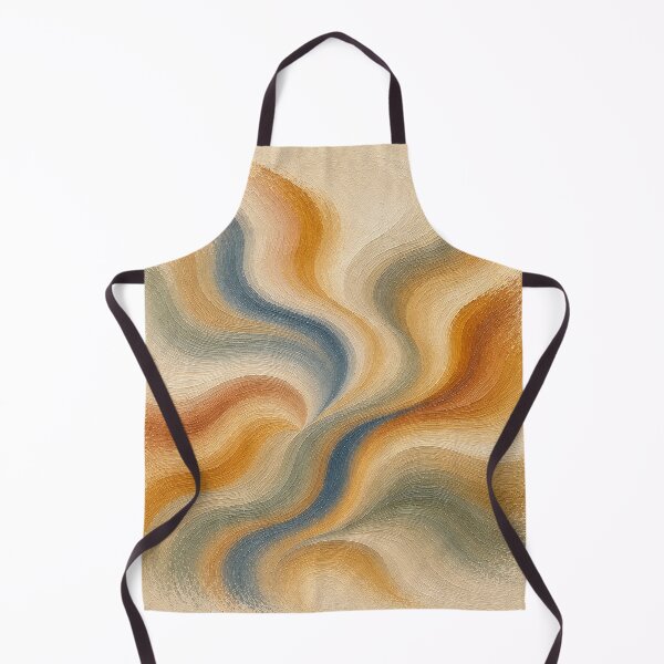 Item preview, Ochre and Blue Undulations designed and sold by Ingorgia Studio.